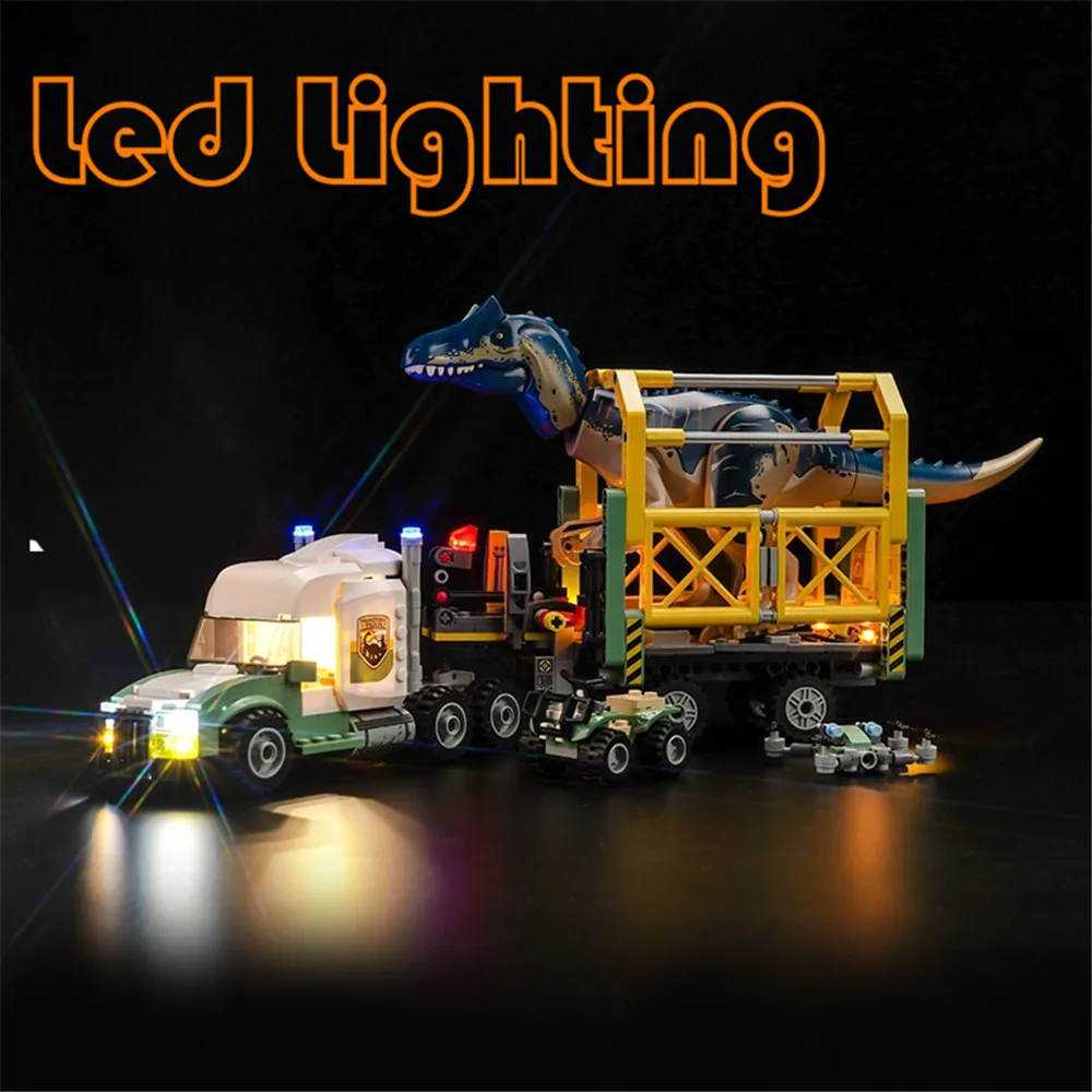 Jurassic World Movie Lighting Set For 76966 Dinosaur Missions Allosaurus Transport Truck No Building Blocks (Only Led Light Kit)
Jurassic World Movie Lighting Set For 76966 Dinosaur Missions Allosaurus Transport Truck No Building Blocks (Only Led Light Kit)