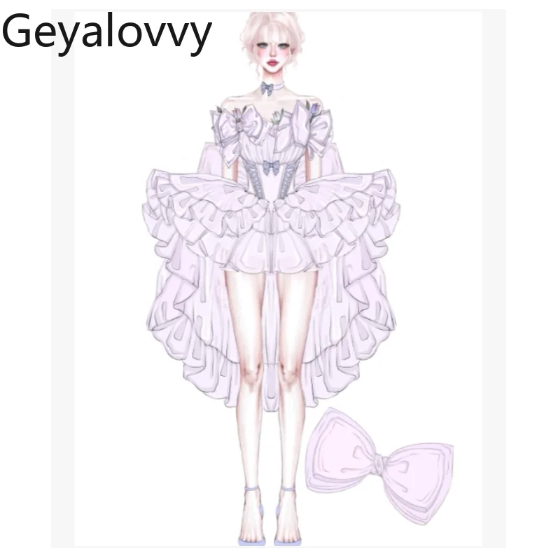 Original Lolita Princess Dresses 2026 Summer New Sweet Cute Fairy Dress Big Bow Waist Silm Mesh Design Cake Puffy Dress Women
Original Lolita Princess Dresses 2026 Summer New Sweet Cute Fairy Dress Big Bow Waist Silm Mesh Design Cake Puffy Dress Women