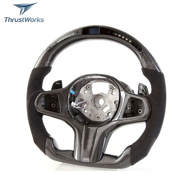 ThrustWorks Carbon Fiber Steering Wheel M2 M3 M4 M5 M6 X5 F30 F80 F82 F83 F87 850I New
ThrustWorks Carbon Fiber Steering Wheel M2 M3 M4 M5 M6 X5 F30 F80 F82 F83 F87 850I New
