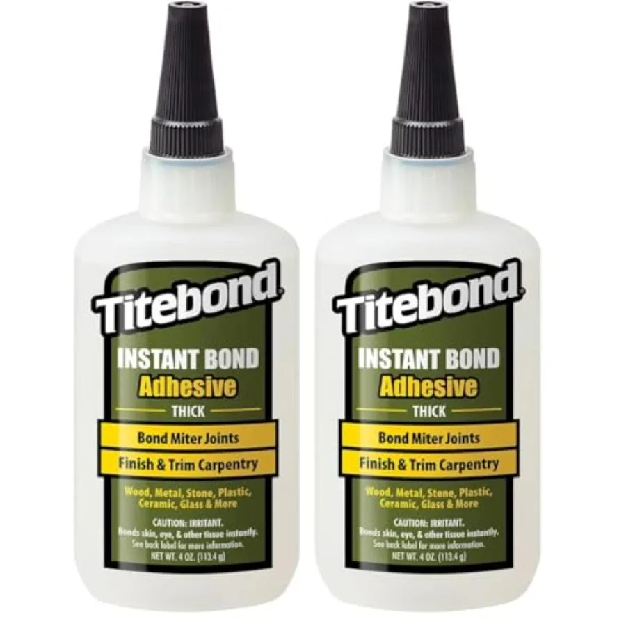 Instant Bond Thick Adhesive, 8-Second Bond, Home Repair, Woodworking, Crafts, Moldings, Picture Frames, 6
Instant Bond Thick Adhesive, 8-Second Bond, Home Repair, Woodworking, Crafts, Moldings, Picture Frames, 6