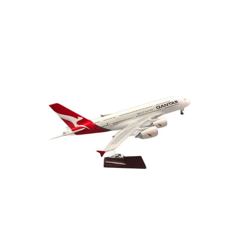 380 Australian double door aircraft model 46cm with lights and wheels simulation static model
380 Australian double door aircraft model 46cm with lights and wheels simulation static model