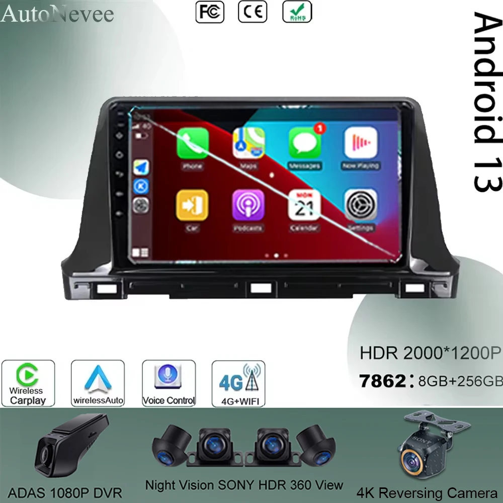 Автомобильный GPS для KIA SELTOS 2020 Android 13 Carplay No 2din с навигацией, головное устройство, автомобильное стерео радио, мультимедийный плеер с Wi-Fi
Автомобильный GPS для KIA SELTOS 2020 Android 13 Carplay No 2din с навигацией, головное устройство, автомобильное стерео радио, мультимедийный плеер с Wi-Fi