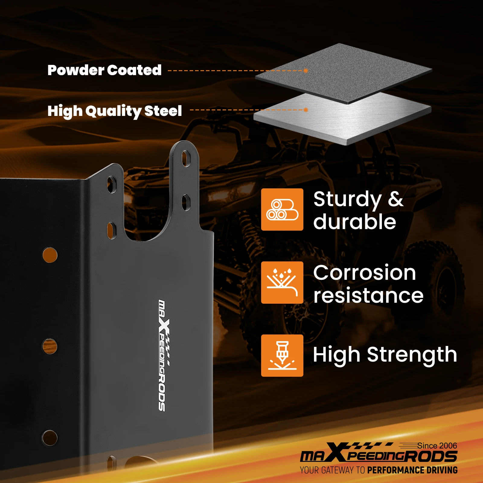 Winch Mounting Plate For Honda TRX450 TRX400 Foreman ES S 4x4 1998-2004 ATV New
Winch Mounting Plate For Honda TRX450 TRX400 Foreman ES S 4x4 1998-2004 ATV New
