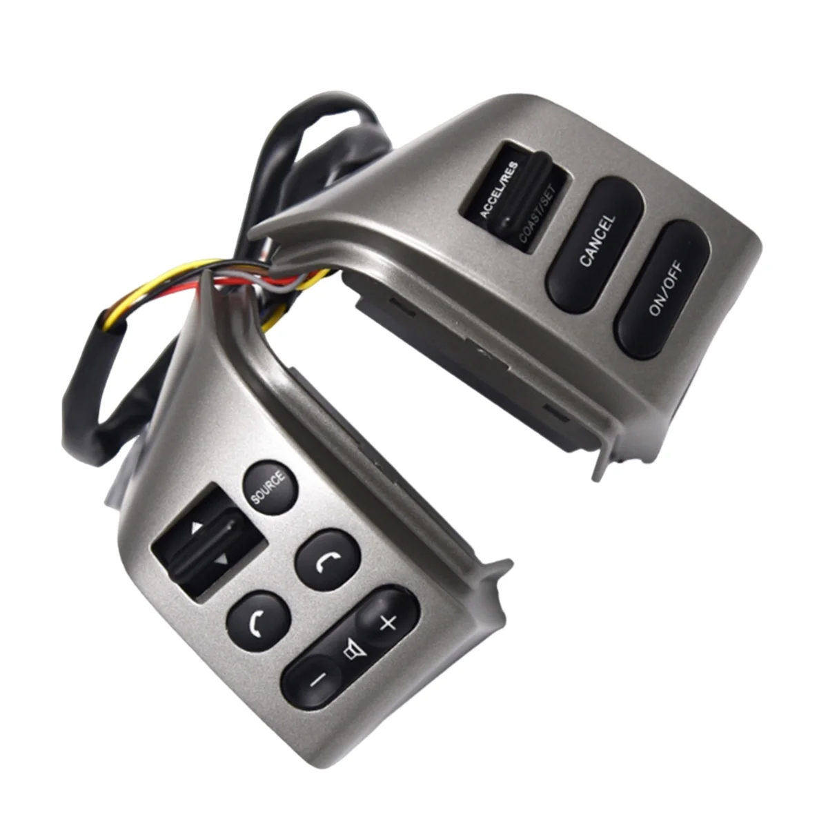 Car Right&Left Speed Cruise Control Switch for Nissan Sylphy 2008-2019 Steering Wheel Button with Wiring Harness Silver -L94A
Car Right&Left Speed Cruise Control Switch for Nissan Sylphy 2008-2019 Steering Wheel Button with Wiring Harness Silver -L94A