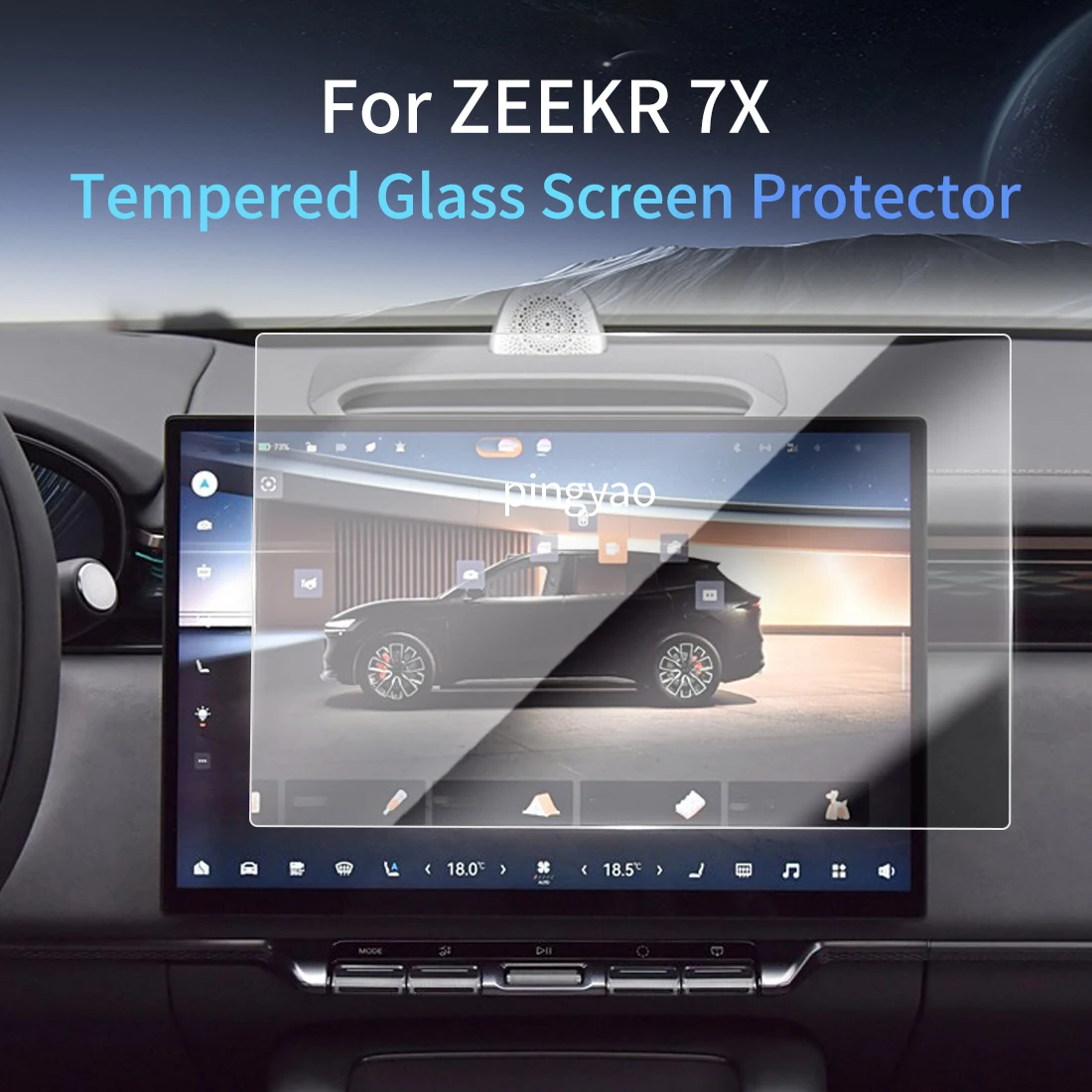Car Sticker Screen Protector Navigation Display Tempered Glass Protective Film Car Vehicle For24 ZEEKR 7X
Car Sticker Screen Protector Navigation Display Tempered Glass Protective Film Car Vehicle For24 ZEEKR 7X