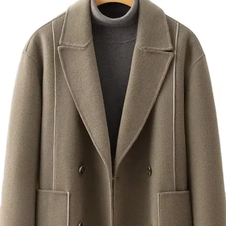 2024 autumn and winter new hand-made double-sided woolen woolen coat men's long thickened woolen
2024 autumn and winter new hand-made double-sided woolen woolen coat men's long thickened woolen