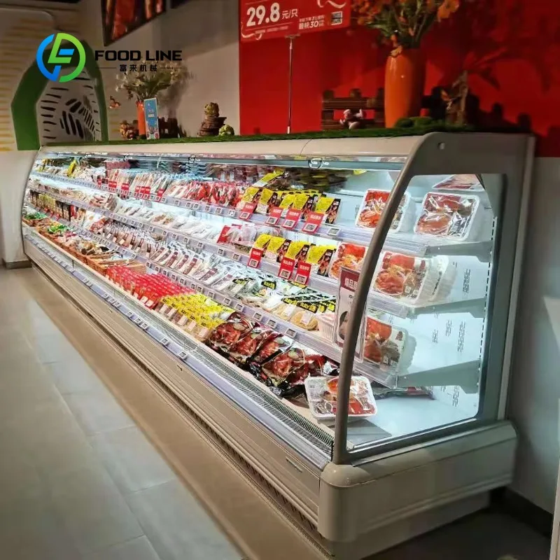 Narrow Multidecks Open Display Chiller Customized Remote Type Semi-multideck Supermarket Refrigeration Fridge
Narrow Multidecks Open Display Chiller Customized Remote Type Semi-multideck Supermarket Refrigeration Fridge