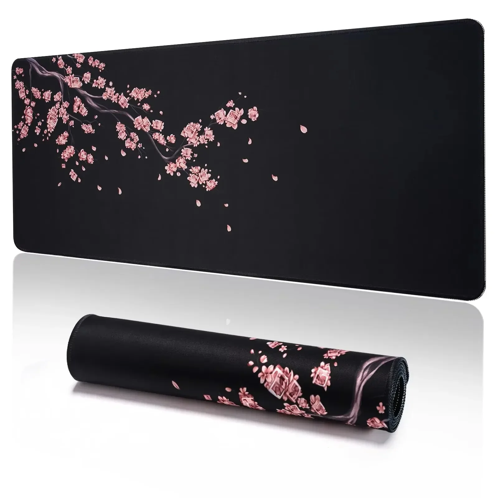 1PC Large Mouse Pads For Desk, Gaming Mouse Pad, Mouse Pad with Stitched Edges and Non-Slip Rubber Base, Extended Mouse Pad