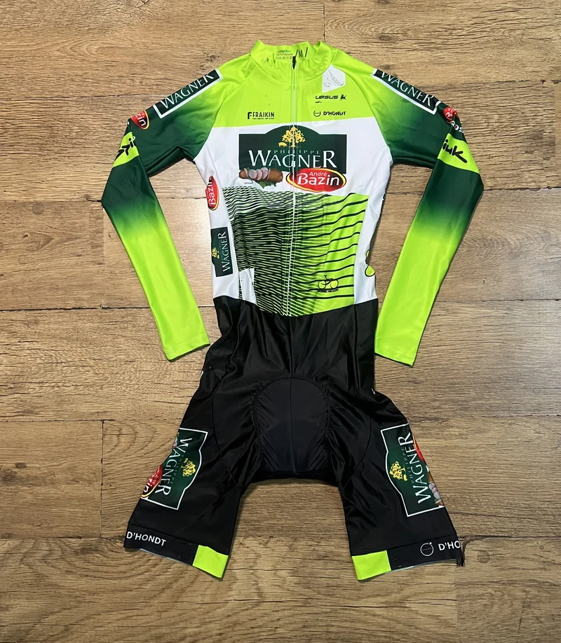 LASER CUT Skinsuit 2025 Wagner Bazin WB TEAM Bodysuit LONG SLEEVE Cycling Jersey Bike Bicycle Clothing Maillot Ropa Ciclismo
LASER CUT Skinsuit 2025 Wagner Bazin WB TEAM Bodysuit LONG SLEEVE Cycling Jersey Bike Bicycle Clothing Maillot Ropa Ciclismo