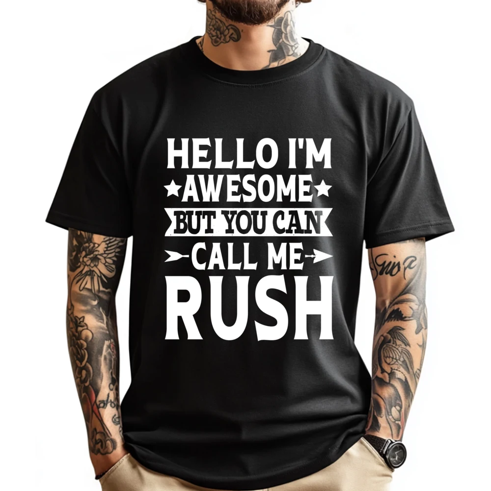 Rush Surname Call Me Rush Family Team Last Name Rush Black Graphic T Shirts Student T-Shirt Luxury Clothing
Rush Surname Call Me Rush Family Team Last Name Rush Black Graphic T Shirts Student T-Shirt Luxury Clothing