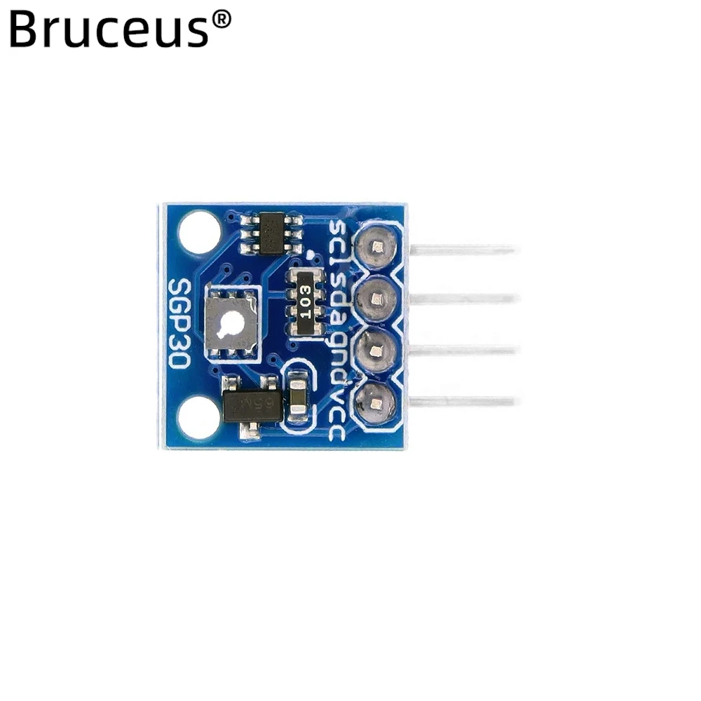 SGP30 Gas Sensor Module TVOC eCO2 Indoor Air Quality Formaldehyde CO2 Measurement for DIY Home Monitoring
SGP30 Gas Sensor Module TVOC eCO2 Indoor Air Quality Formaldehyde CO2 Measurement for DIY Home Monitoring