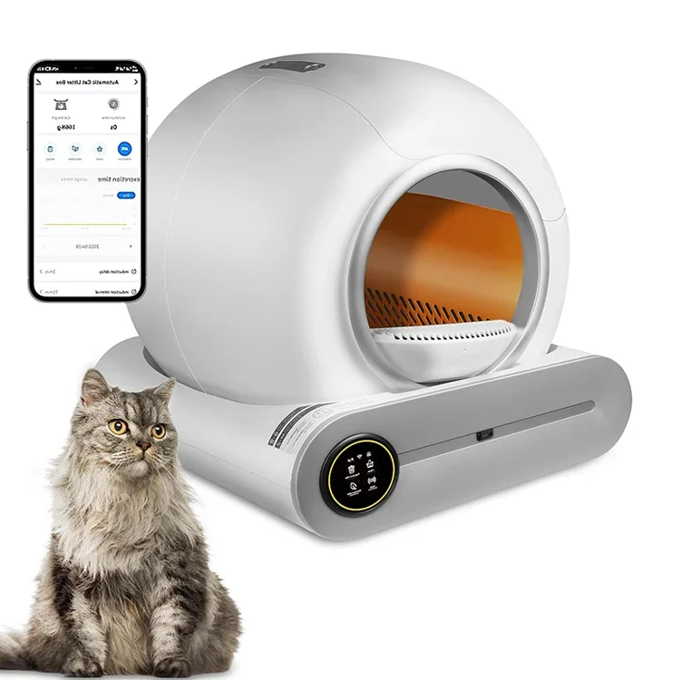 Automatic Cat Toilet Self Cleaning Cats Sandbox Smart Litter Box Closed Tray Toilet Rotary Training Detachable Bedpan
Automatic Cat Toilet Self Cleaning Cats Sandbox Smart Litter Box Closed Tray Toilet Rotary Training Detachable Bedpan