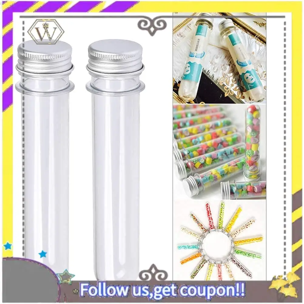 New 30 PCS 40ML Plastic Test Tubes With Screw Caps Reusable Transparent Container Tubes Transparent Test Tube
New 30 PCS 40ML Plastic Test Tubes With Screw Caps Reusable Transparent Container Tubes Transparent Test Tube