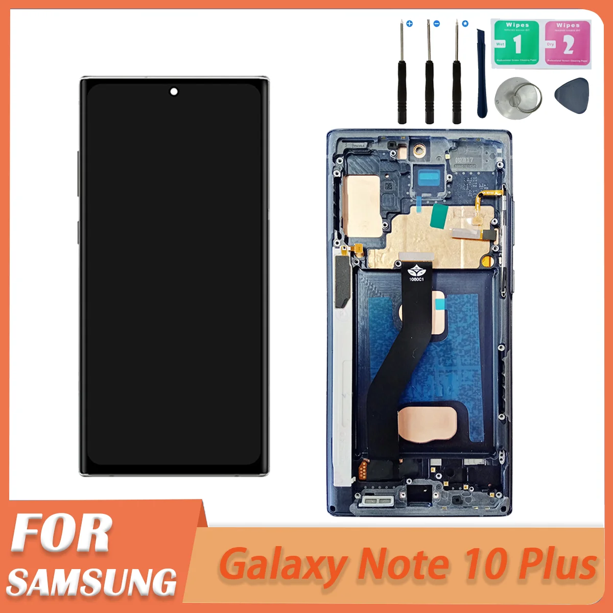 Супер OLED для Samsung Galaxy Note 10 Plus, ЖК-экран с рамкой, 6,8 дюйма для Note 10 Plus
Супер OLED для Samsung Galaxy Note 10 Plus, ЖК-экран с рамкой, 6,8 дюйма для Note 10 Plus