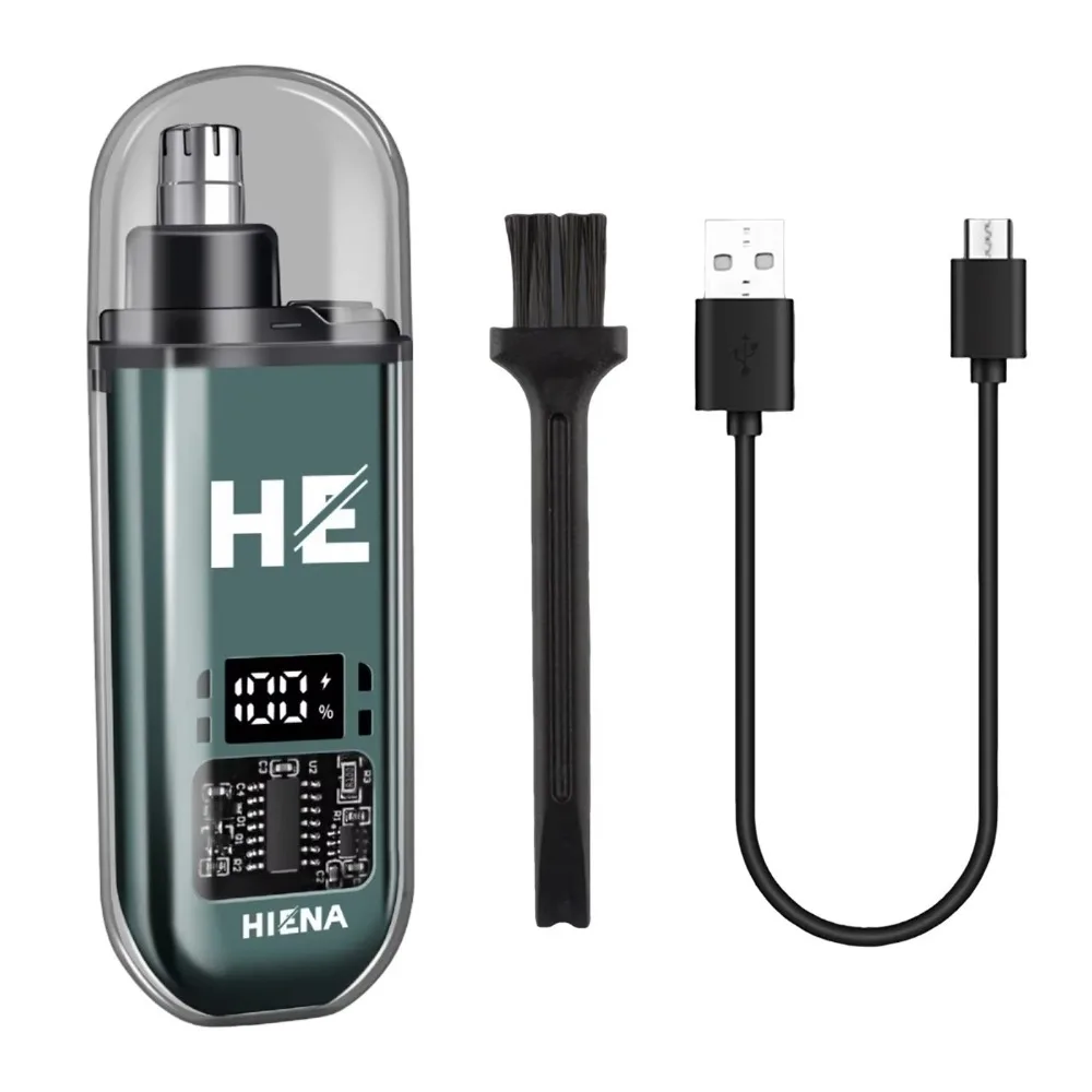 Portable HIENA Electric Nose Hair Trimmer Professional Rechargeable Ear and Nose Hair Trimmer Clipper Wet and Dry Haircut
Portable HIENA Electric Nose Hair Trimmer Professional Rechargeable Ear and Nose Hair Trimmer Clipper Wet and Dry Haircut