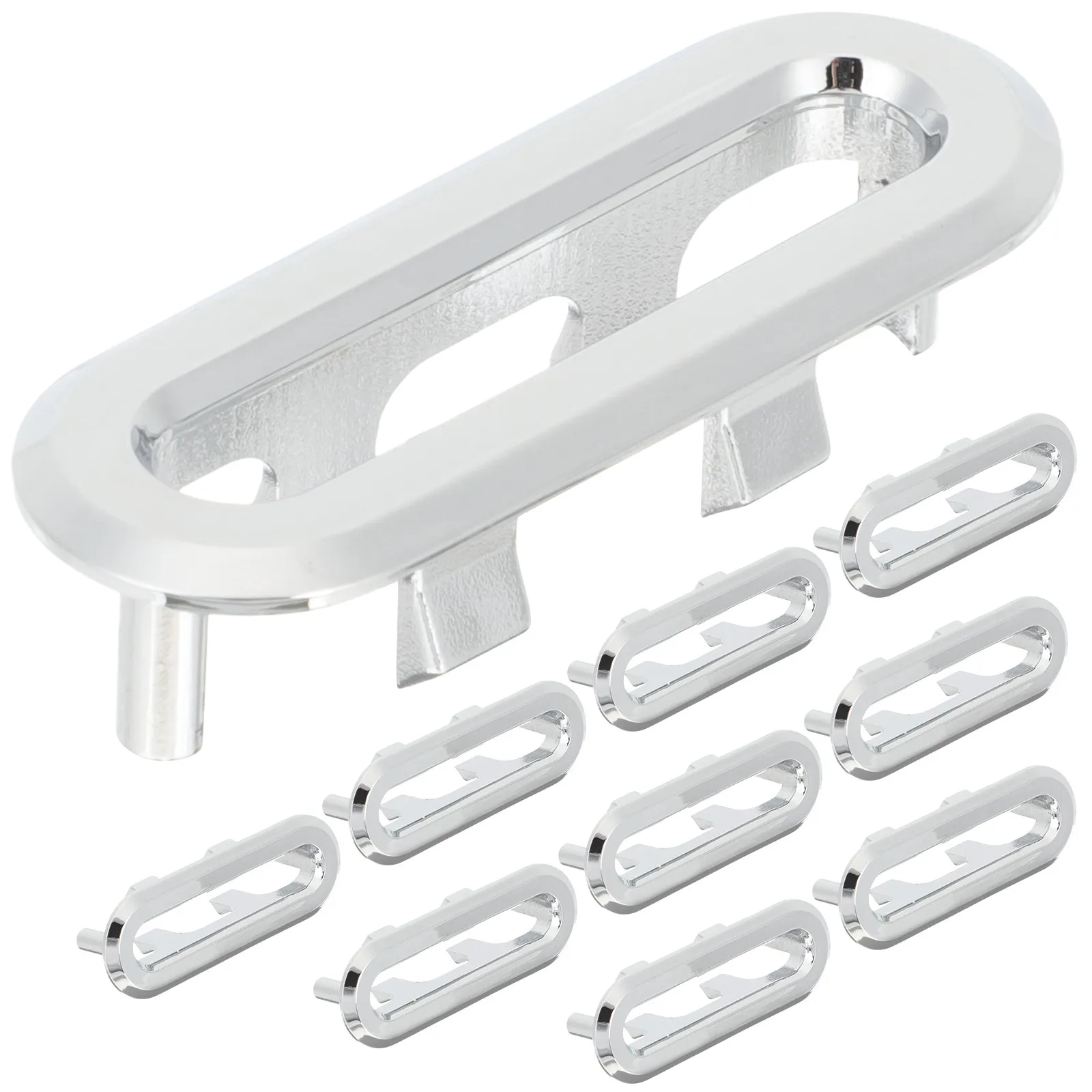 10Pcs Oval Bathroom Sink Overflow Covers Basin Trim Overflow Caps Lightweight Plastic Rust Resistant Sink Basin Accessories
10Pcs Oval Bathroom Sink Overflow Covers Basin Trim Overflow Caps Lightweight Plastic Rust Resistant Sink Basin Accessories