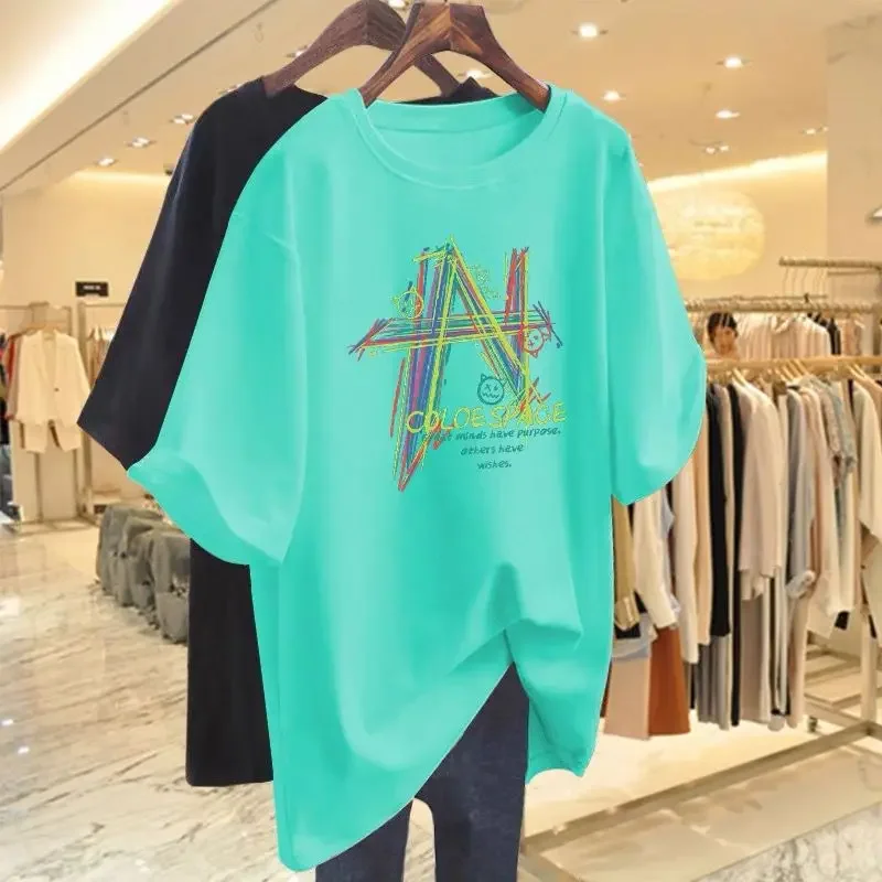 Women's Clothing Fashion Pure Cotton O-Neck Short Sleeve Basic T-Shirts Summer Casual Loose Top Tees
Women's Clothing Fashion Pure Cotton O-Neck Short Sleeve Basic T-Shirts Summer Casual Loose Top Tees