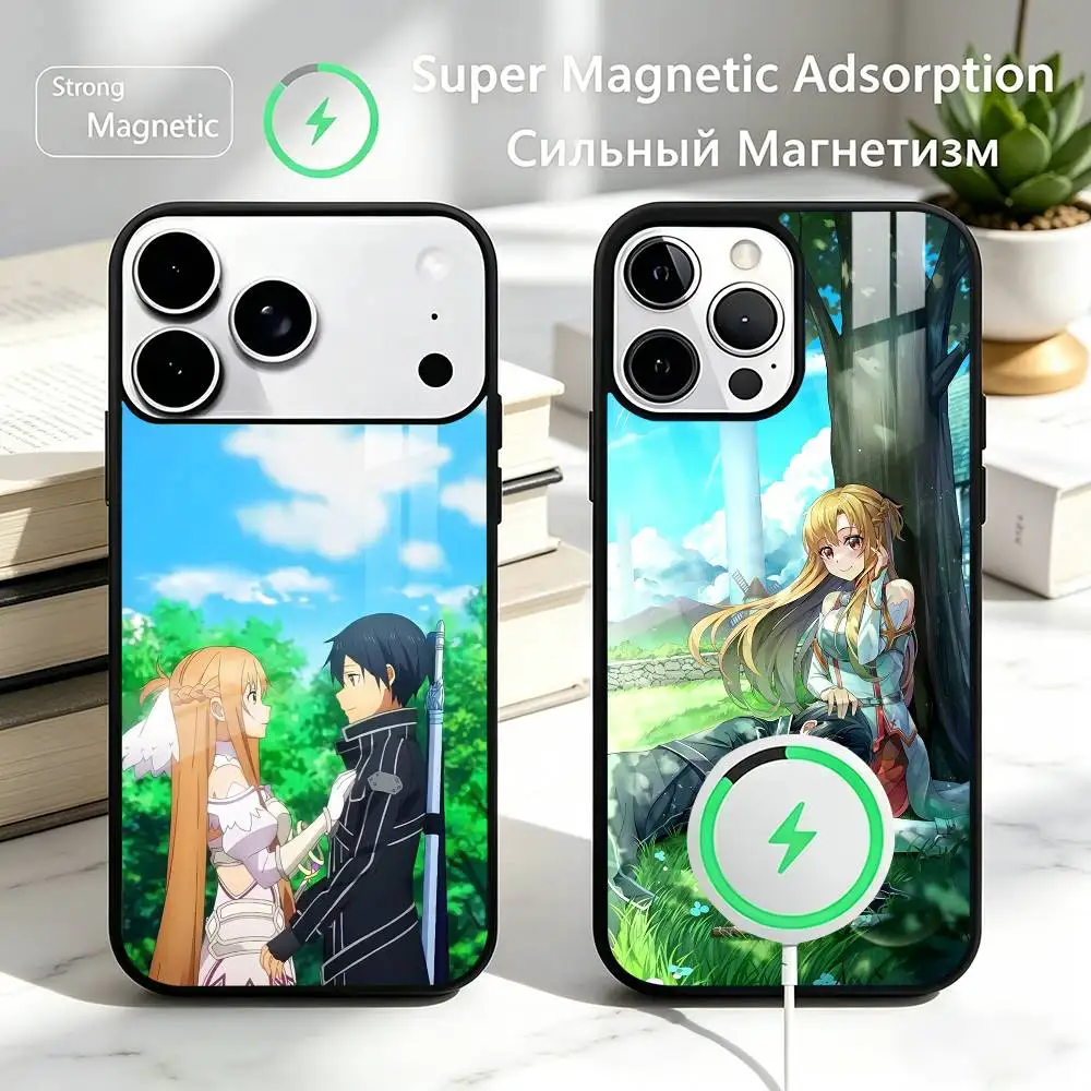 S-Sword Art O-Online Anime Kirito SAO Asuna PhoneCase For iPhone17,16,15,14,13,12,11Plus,Pro Supports Magnetic Wireless Charging
S-Sword Art O-Online Anime Kirito SAO Asuna PhoneCase For iPhone17,16,15,14,13,12,11Plus,Pro Supports Magnetic Wireless Charging