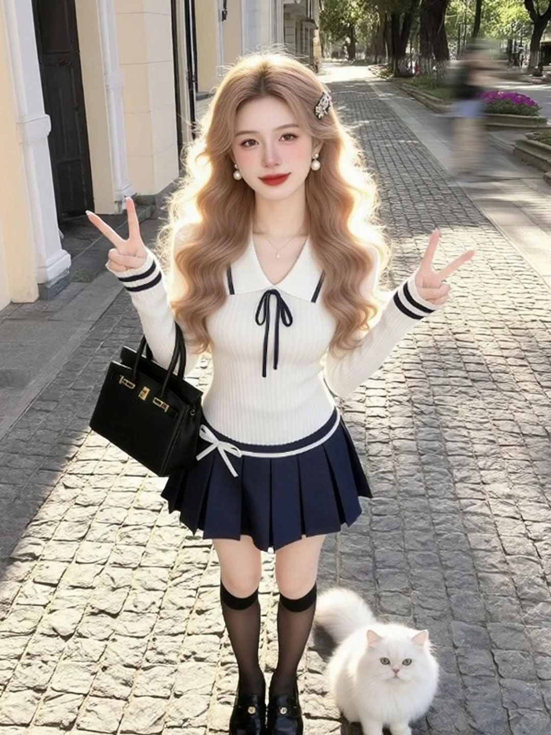 Korean Style Soft Knitted Top And Half Skirt Two-Piece Set Youthful Spring Collection Comfortable Long Sleeve Cotton Blend
Korean Style Soft Knitted Top And Half Skirt Two-Piece Set Youthful Spring Collection Comfortable Long Sleeve Cotton Blend