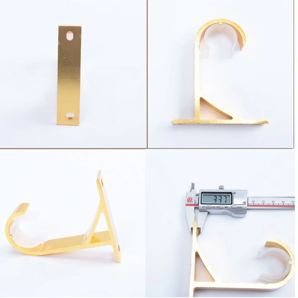 2pcs Curtain Rod Bracket Aluminum Alloy Wall Brackets For Window Door Curtains Drapes Hardware Accessories
2pcs Curtain Rod Bracket Aluminum Alloy Wall Brackets For Window Door Curtains Drapes Hardware Accessories