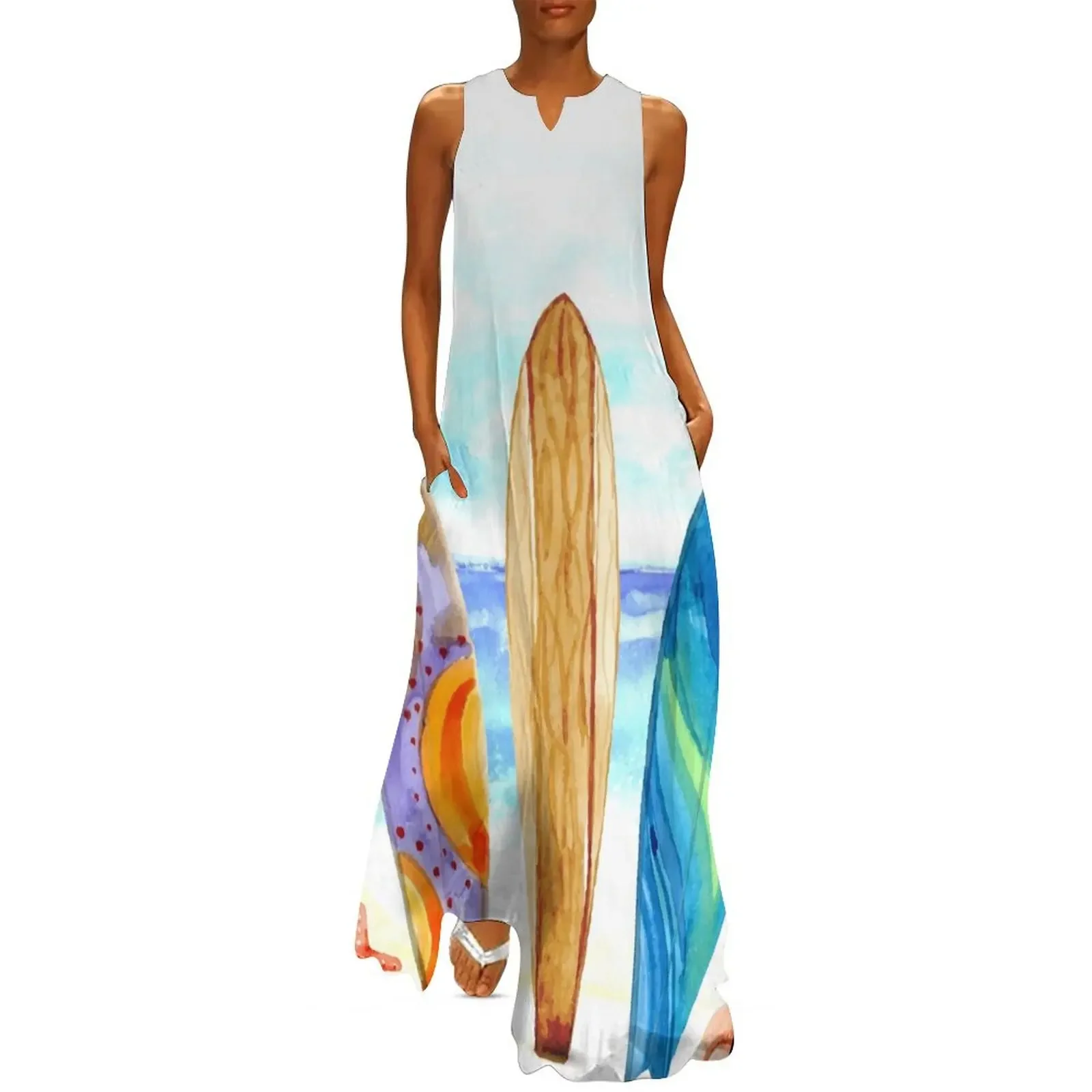 Watercolor surfboard scene Long Dress elegant dress dresses for woman dresses for womens Bride dresses Dress
Watercolor surfboard scene Long Dress elegant dress dresses for woman dresses for womens Bride dresses Dress