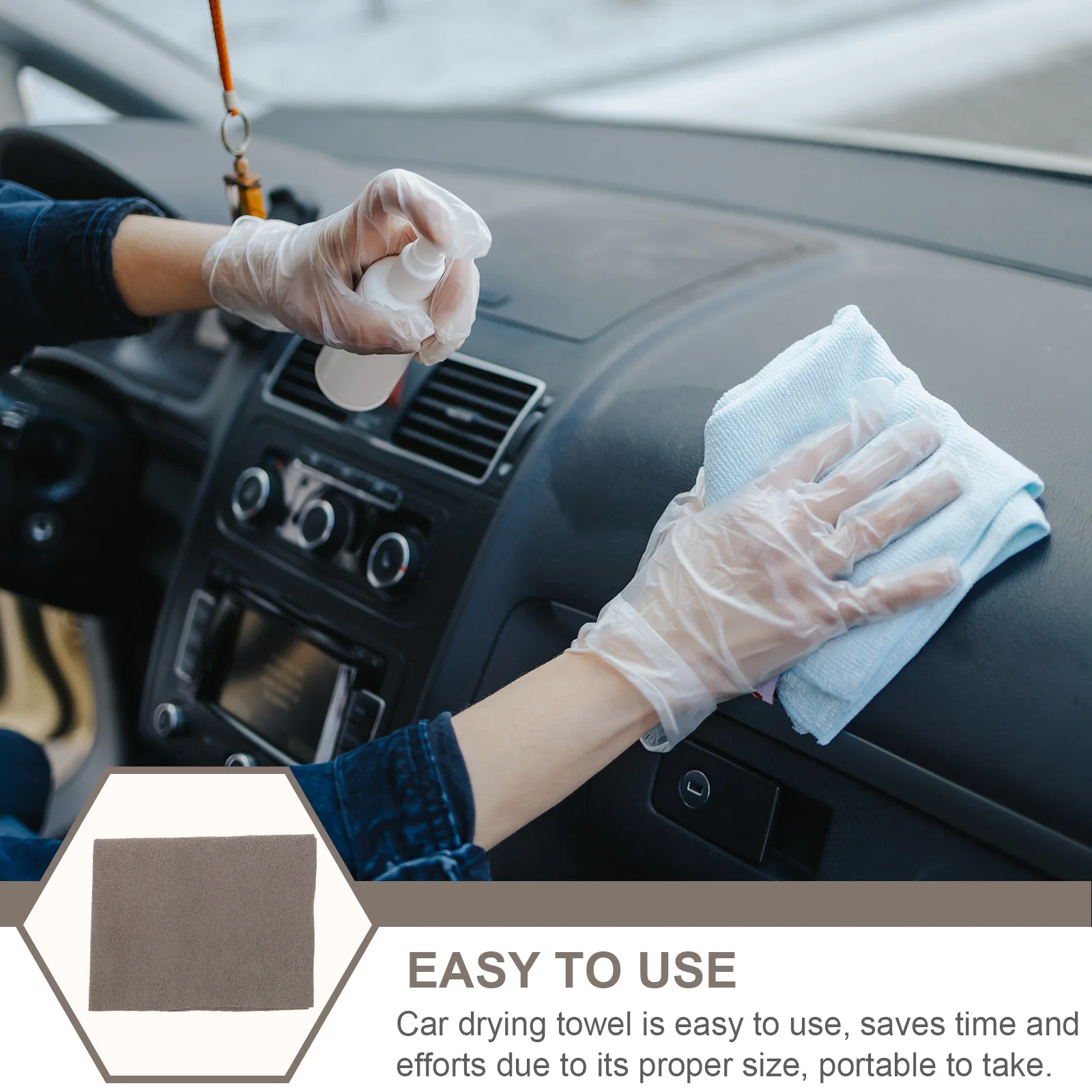 Car Cleaning Cloth Supple Material High Water Absorption Multi Purpose Use Car Window Kitchen Furniture No Spots
Car Cleaning Cloth Supple Material High Water Absorption Multi Purpose Use Car Window Kitchen Furniture No Spots