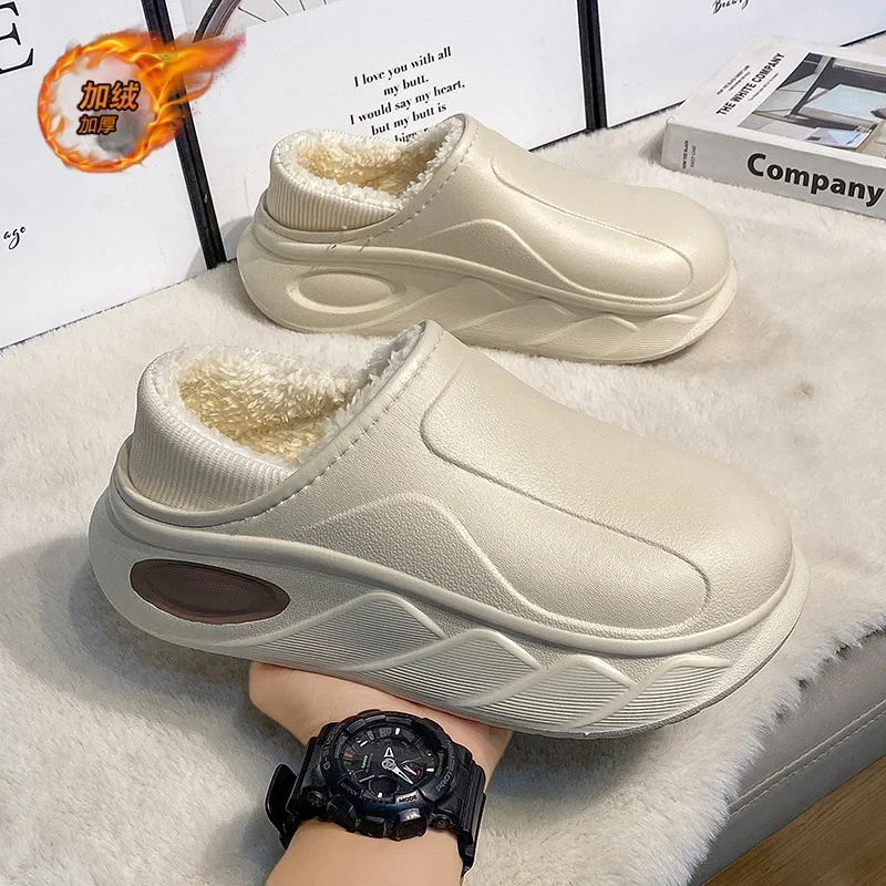 Winter Fashion Brand MenHome Slippers Hot Sale Men's Anti-slip Thick Bottom Shoe Women's Warm Waterproof Cotton Sandals Slides
Winter Fashion Brand MenHome Slippers Hot Sale Men's Anti-slip Thick Bottom Shoe Women's Warm Waterproof Cotton Sandals Slides