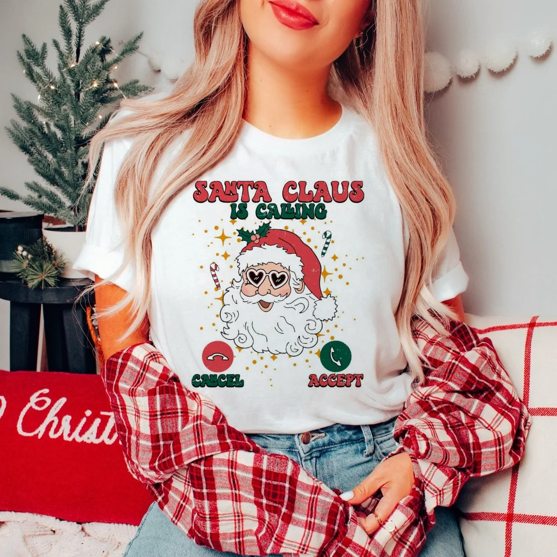 Top quality 100% cotton T-shirt Merry Christmas Santa Claus gift candy Tees cute cartoon classic versatile casual unisex tops
Top quality 100% cotton T-shirt Merry Christmas Santa Claus gift candy Tees cute cartoon classic versatile casual unisex tops