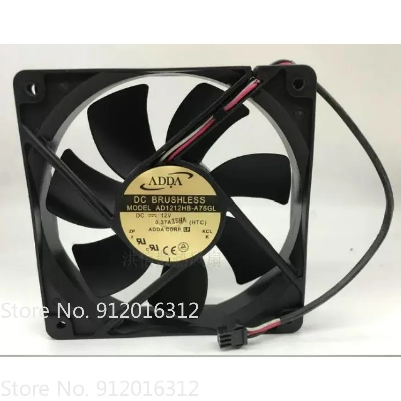 Original New Fan for ADDA AD1212HB-A76GL DC12V 0.37A Chassis Cooling Fan 12025 120 * 120 * 25MM
Original New Fan for ADDA AD1212HB-A76GL DC12V 0.37A Chassis Cooling Fan 12025 120 * 120 * 25MM