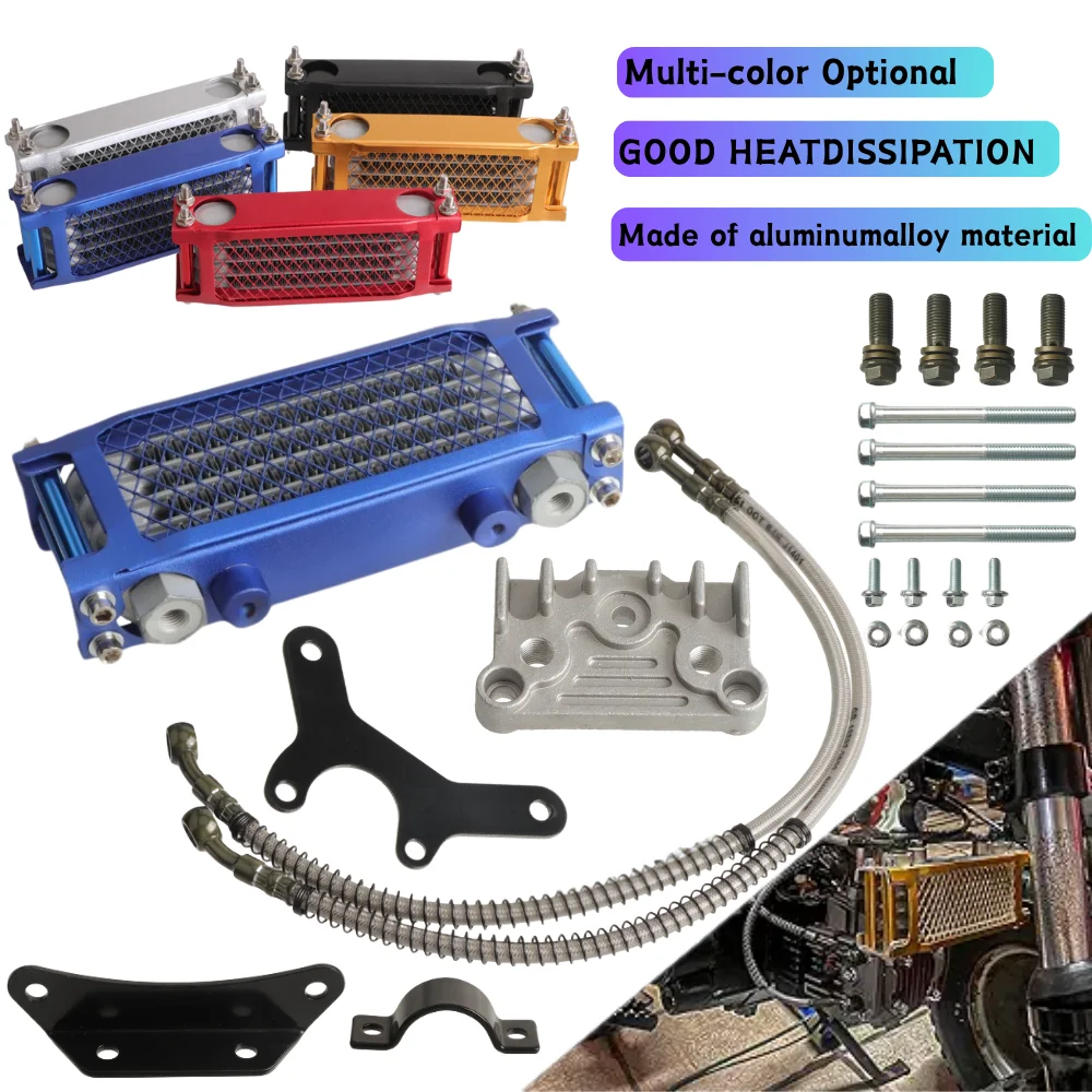Motorcycle 125-140cc Oil Cooling Radiator Kit For Honda Yamaha Kawasaki Dirt Bike Moped Enduro Upgraed Modified Oil Cooler Kit
Motorcycle 125-140cc Oil Cooling Radiator Kit For Honda Yamaha Kawasaki Dirt Bike Moped Enduro Upgraed Modified Oil Cooler Kit