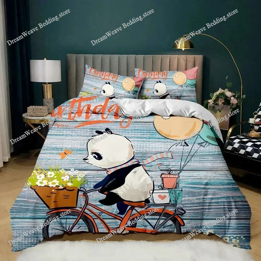 Panda Duvet Cover Cute Animal Bedding Set for Boys Girl Cartoon Giant Panda Polyester Comforter Cover Bear Printed Wildlife963
Panda Duvet Cover Cute Animal Bedding Set for Boys Girl Cartoon Giant Panda Polyester Comforter Cover Bear Printed Wildlife963