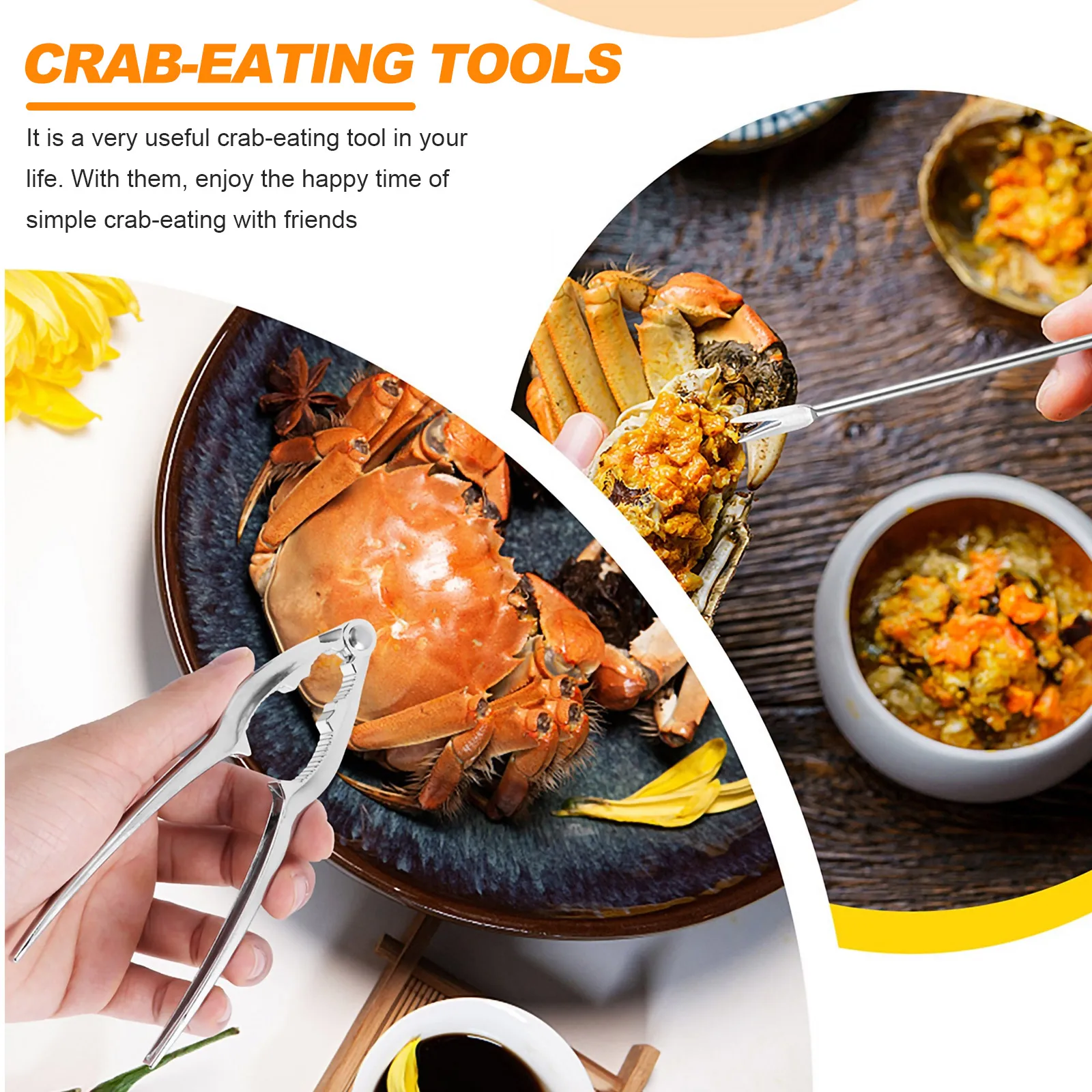 1 Set Seafood Eating Tools Set Crab Shell Cracker Fork Scissors Pliers Scoop Kitchen Gadgets For Lobster Crab Leg Clamp Seafood
1 Set Seafood Eating Tools Set Crab Shell Cracker Fork Scissors Pliers Scoop Kitchen Gadgets For Lobster Crab Leg Clamp Seafood