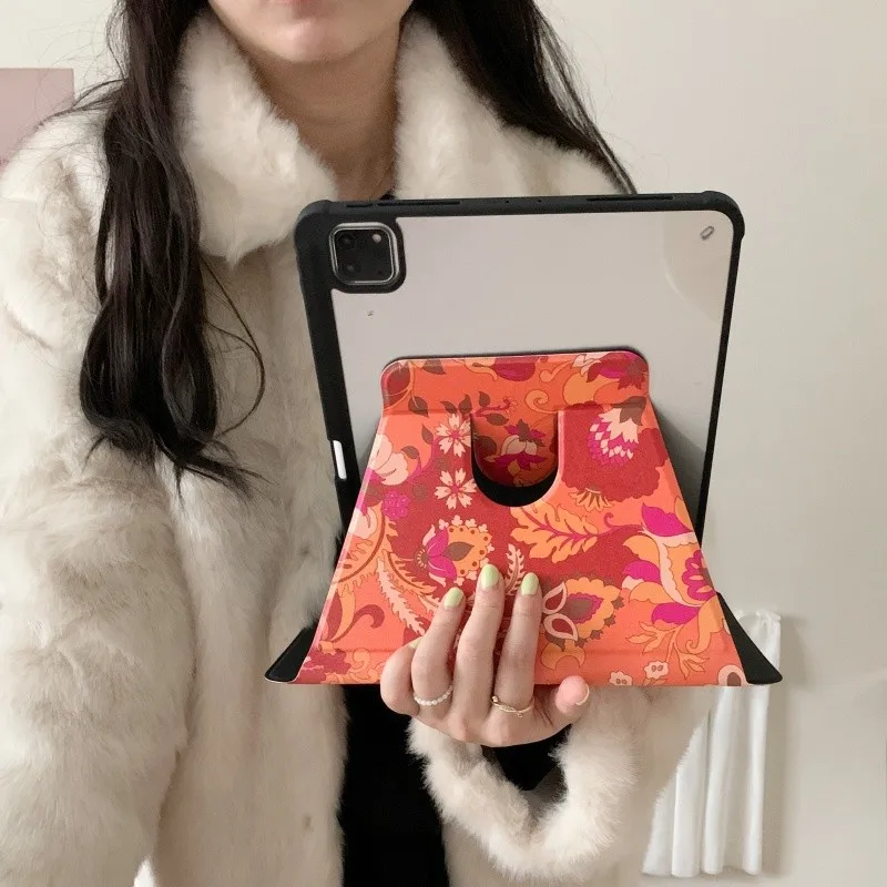 360 Rotating Stand Pencil Holder Vintage Paisley Floral Tablte Case for iPad Pro 11/12.9/13in Air6/7/8 11/13in 2026 M4 M5 Cover
360 Rotating Stand Pencil Holder Vintage Paisley Floral Tablte Case for iPad Pro 11/12.9/13in Air6/7/8 11/13in 2026 M4 M5 Cover
