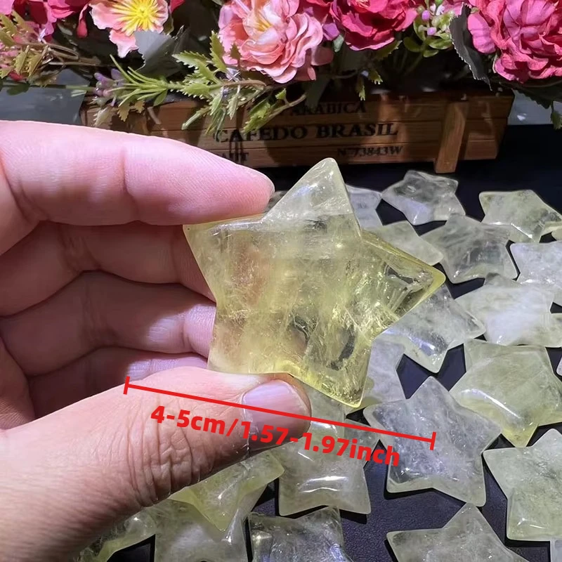 Natural Citrine Quartz Five-Pointed Star Carving Home Decoration Best Gift for Collectors Crystal Rough Mineral Specimen
Natural Citrine Quartz Five-Pointed Star Carving Home Decoration Best Gift for Collectors Crystal Rough Mineral Specimen