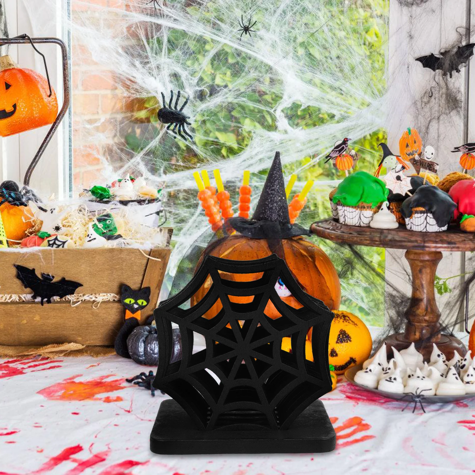 1 set Spider Web Halloween Drink Coasters Insulated Table Mats Party Cup Coasters Decorative Placemats Home Decors
1 set Spider Web Halloween Drink Coasters Insulated Table Mats Party Cup Coasters Decorative Placemats Home Decors