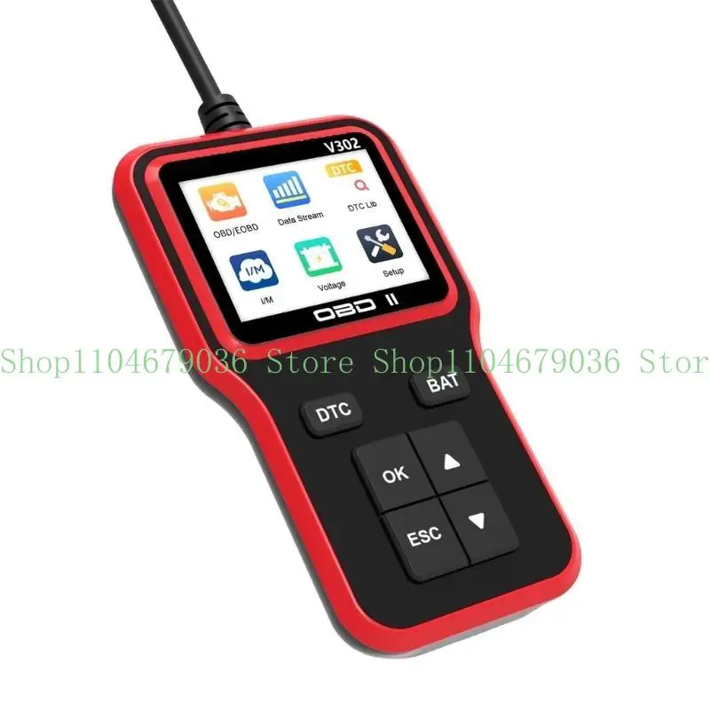 652F Эффективный диагностический инструмент v302 Scanner OBD2 с многофункциональным дисплеем для диагностики света двигателя с
652F Эффективный диагностический инструмент v302 Scanner OBD2 с многофункциональным дисплеем для диагностики света двигателя с