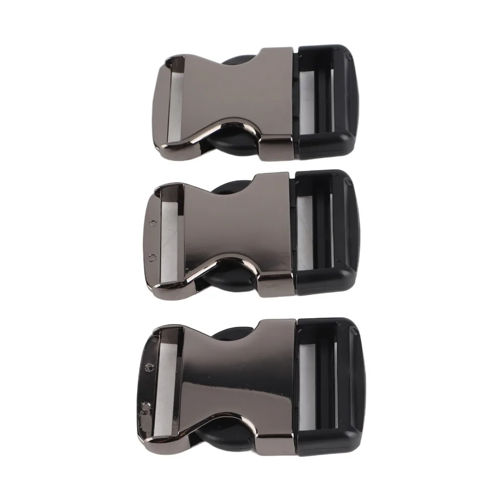 3pcs BlackSilver Metal Side Release Buckle Metal Alloy Glossy Finish Quick Release Buckle Sturdy Parachute Buckle Backpacks
3pcs BlackSilver Metal Side Release Buckle Metal Alloy Glossy Finish Quick Release Buckle Sturdy Parachute Buckle Backpacks