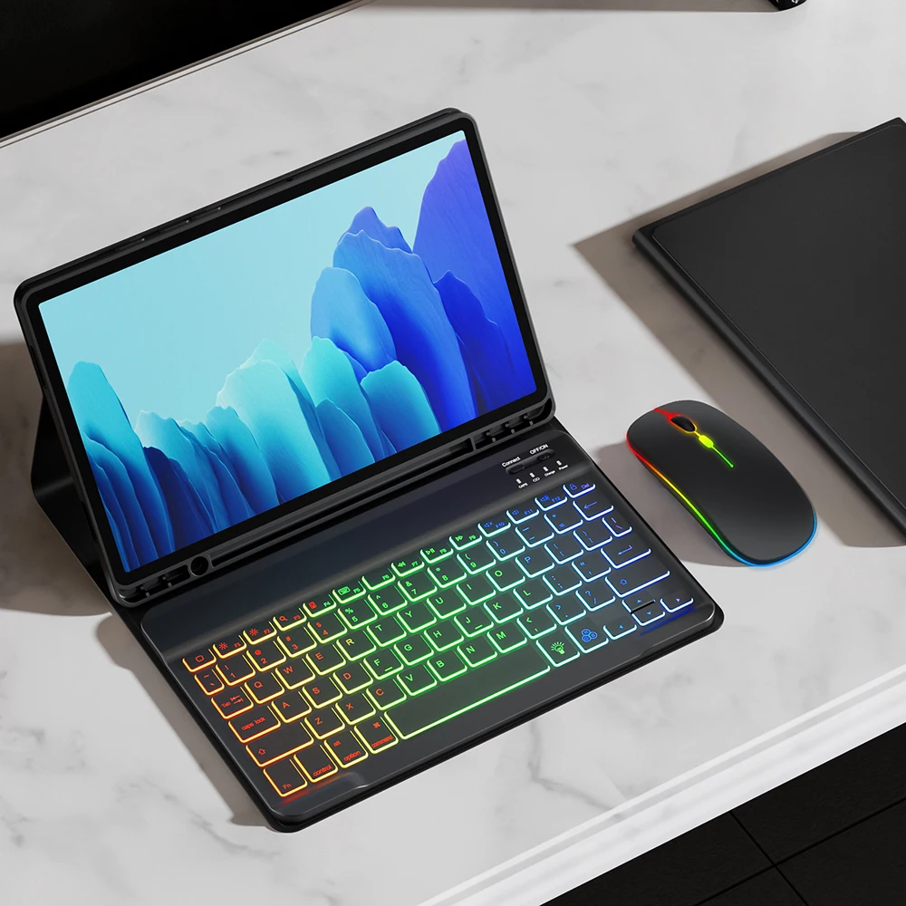 Funda For Samsung Galaxy Tab S7 Fe Case Keyboard For Samsung Tab S6 Lite Case Rainbow Keyboard Mouse For Samsung Tab S7 S8 Case
Funda For Samsung Galaxy Tab S7 Fe Case Keyboard For Samsung Tab S6 Lite Case Rainbow Keyboard Mouse For Samsung Tab S7 S8 Case