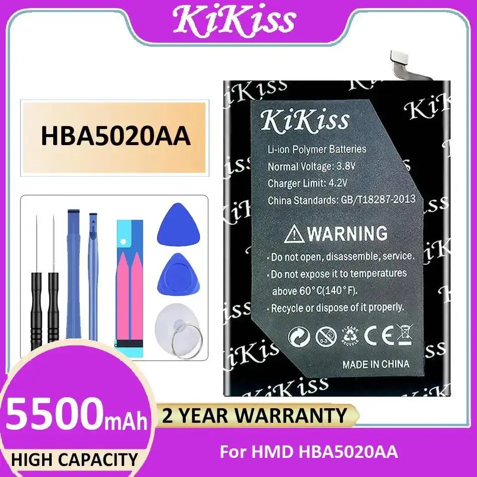 Mobile Phone Battery 5500Mah For Hmd HBA5020AA Safe
Mobile Phone Battery 5500Mah For Hmd HBA5020AA Safe
