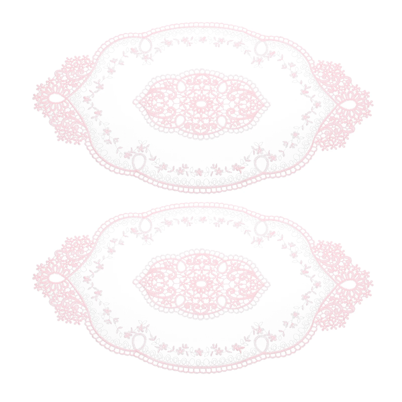 2Pack Retro Lace Placemat 11x20-in Oval Embroidered Table Place Mats French Crochet Doilies Coasters Cup Mat for Home Wedding
2Pack Retro Lace Placemat 11x20-in Oval Embroidered Table Place Mats French Crochet Doilies Coasters Cup Mat for Home Wedding