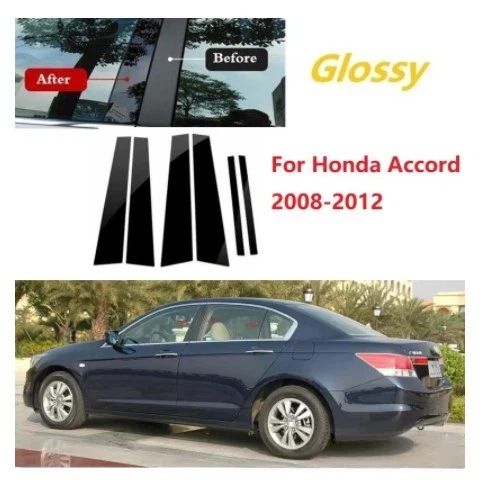 For Honda Civic 11th generation Civic, Civic 7th generation, 9th generation Accord, window trim strip, bright black center pilla
For Honda Civic 11th generation Civic, Civic 7th generation, 9th generation Accord, window trim strip, bright black center pilla