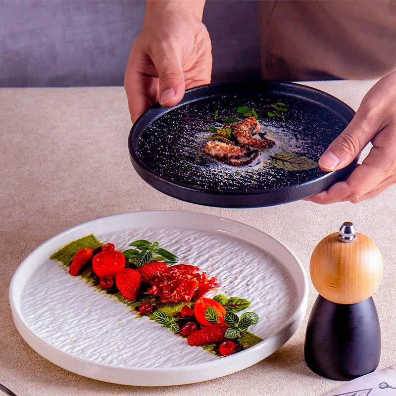 LH Ceramic Steak Plate Household Stone Pattern Western Food Plate Pasta Salad Plate
LH Ceramic Steak Plate Household Stone Pattern Western Food Plate Pasta Salad Plate