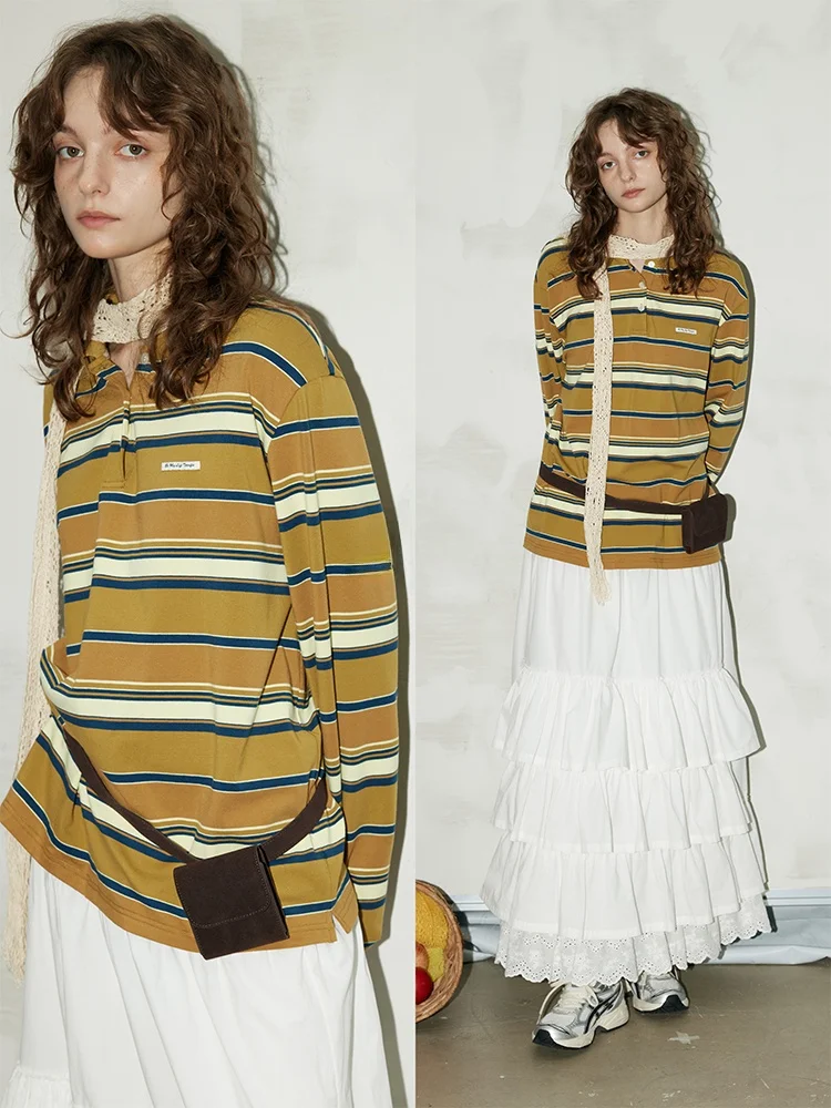 Классический корейский свитшот BMLT свободного кроя из чистого хлопка, женская повседневная кофта с воротником в полоску, осенняя коллекция
Классический корейский свитшот BMLT свободного кроя из чистого хлопка, женская повседневная кофта с воротником в полоску, осенняя коллекция