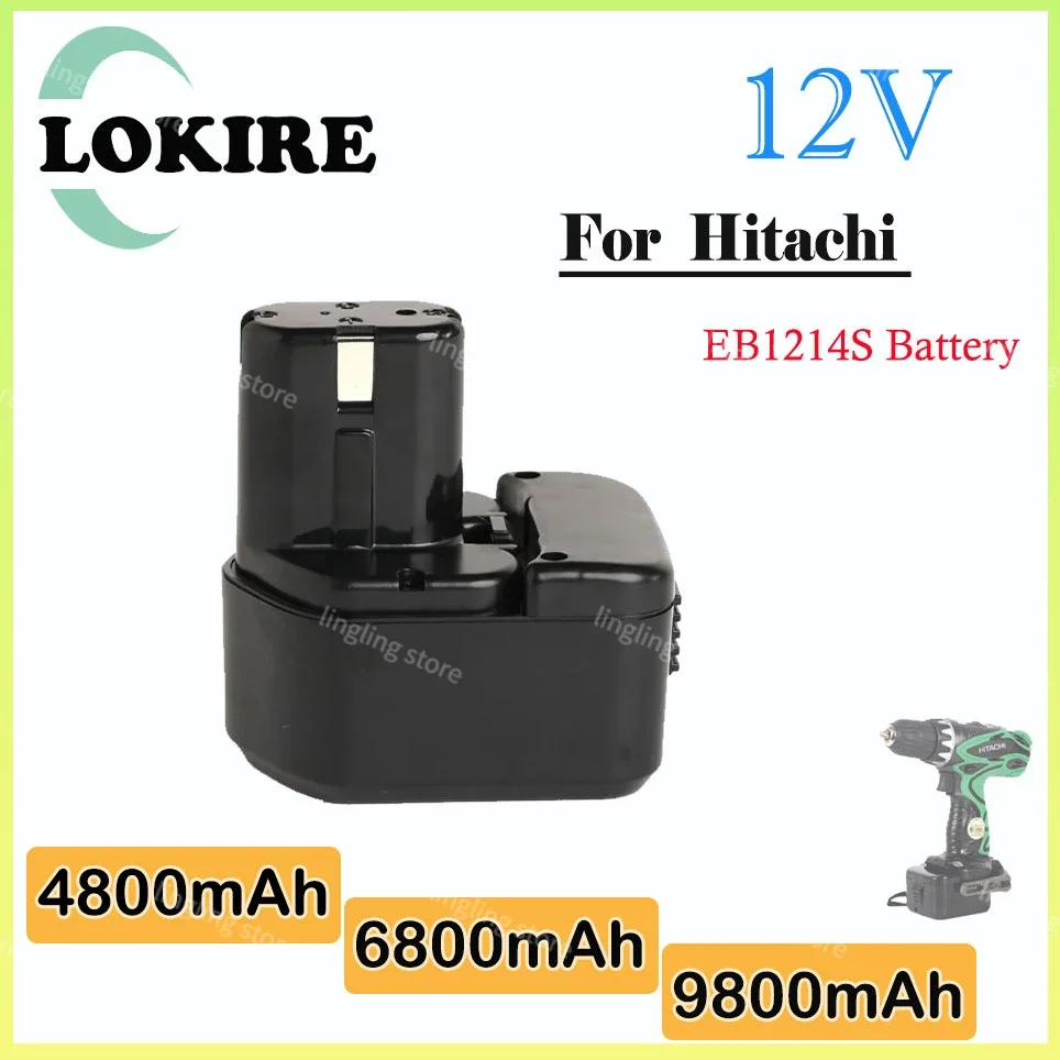 12 В для Hitachi EB1212S EB1214S 4800/6800/9800 мА/ч перезаряжаемая батарея для дрели Hitachi EB1220BL EB1214S WR12DMR CD4D
12 В для Hitachi EB1212S EB1214S 4800/6800/9800 мА/ч перезаряжаемая батарея для дрели Hitachi EB1220BL EB1214S WR12DMR CD4D