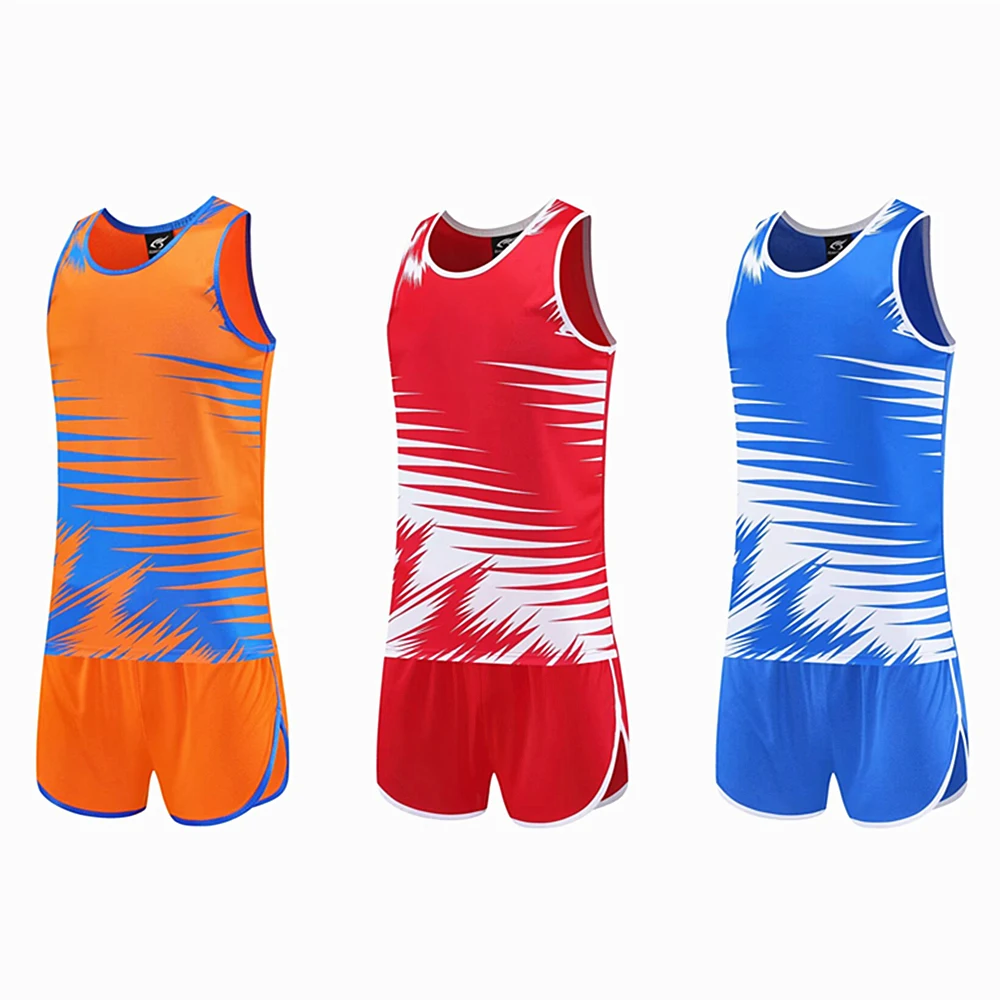 Running Sportswear Marathon suits for Men women Vest+Shorts Sports kits Track and field Running Jogging Clothes
Running Sportswear Marathon suits for Men women Vest+Shorts Sports kits Track and field Running Jogging Clothes