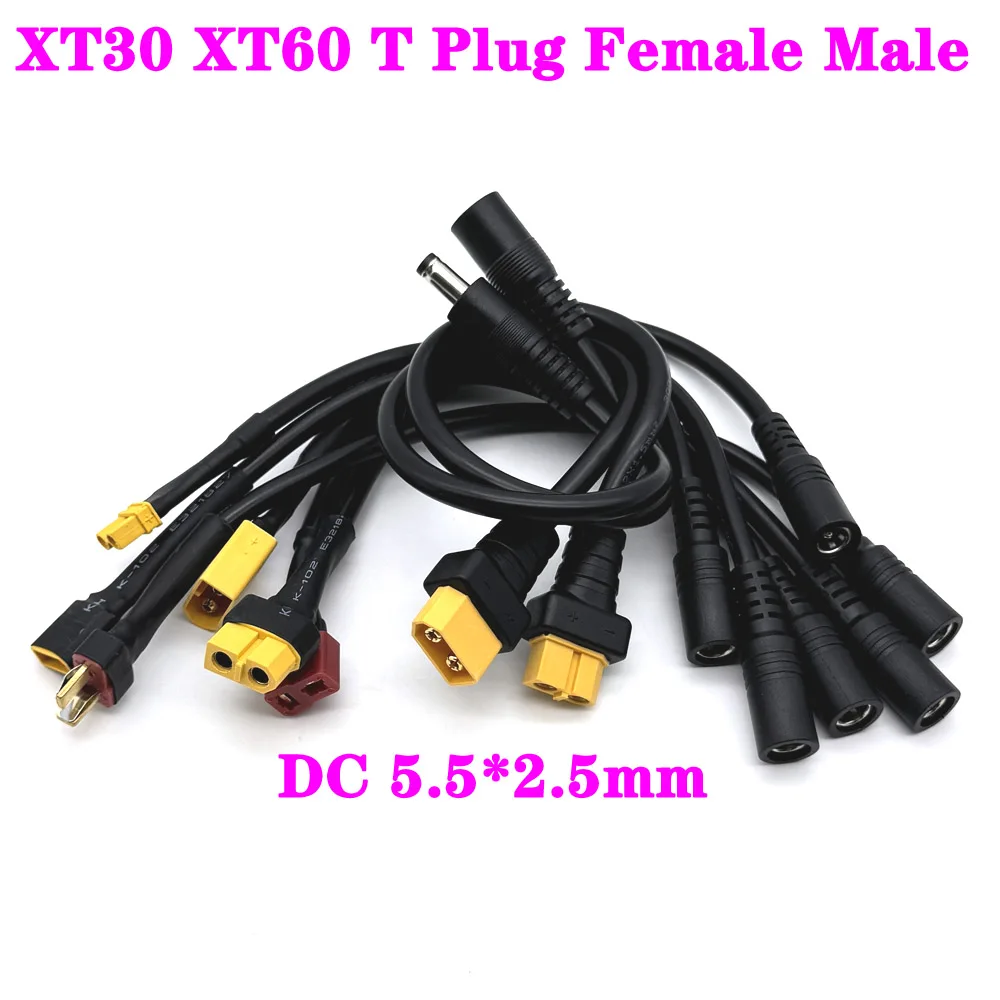 1 шт. XT30 XT60 T разъем «мама-папа» к разъему постоянного тока 5,5*2,1 мм, адаптер для зарядки аккумулятора, кабель-переходник для зарядного устройства постоянного тока
1 шт. XT30 XT60 T разъем «мама-папа» к разъему постоянного тока 5,5*2,1 мм, адаптер для зарядки аккумулятора, кабель-переходник для зарядного устройства постоянного тока