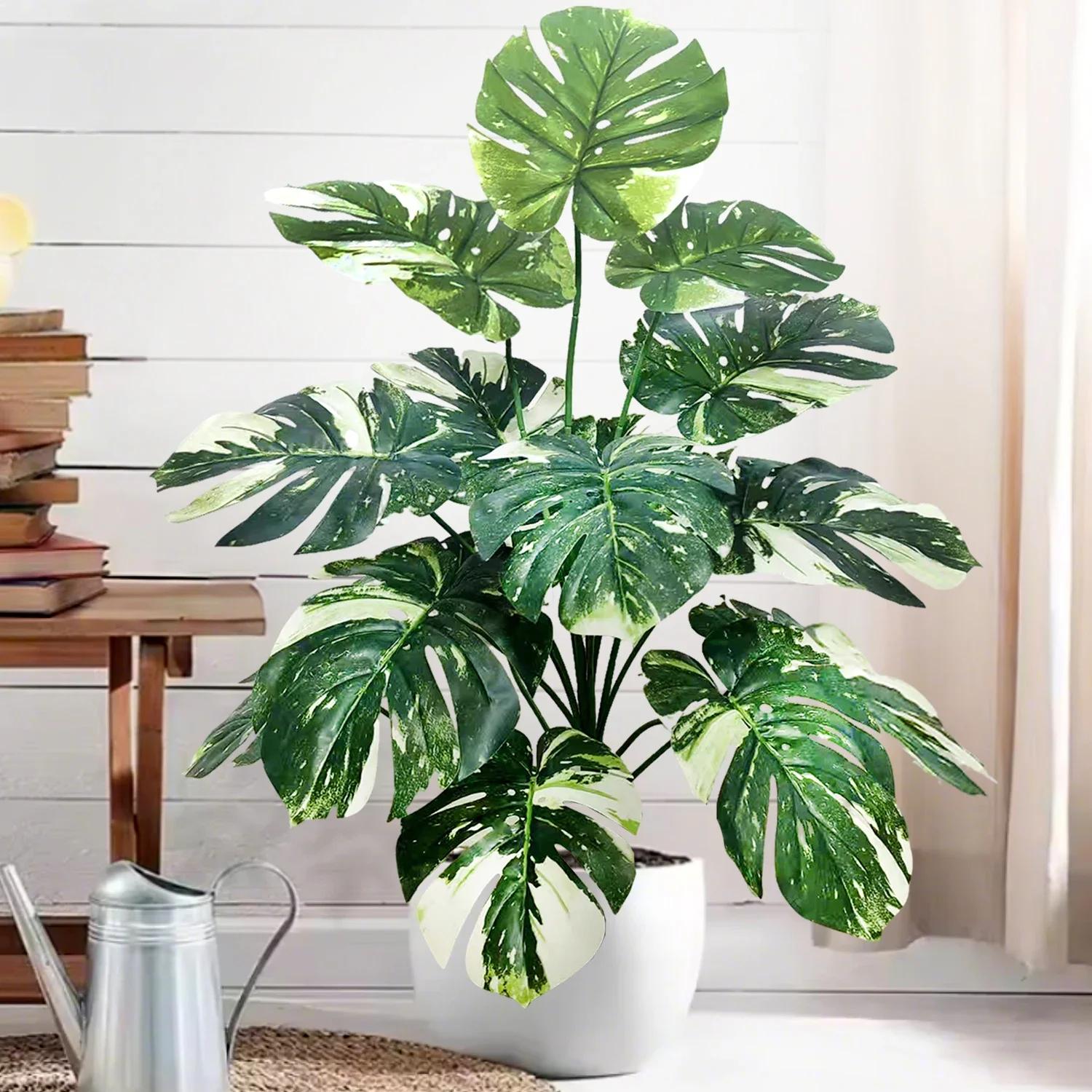 60-85-103cm Artificial Flowers Faux Flowers Fake Flowers Monstera Deliciosa Plastic Plants for Home Office Festive Ornamental De
60-85-103cm Artificial Flowers Faux Flowers Fake Flowers Monstera Deliciosa Plastic Plants for Home Office Festive Ornamental De
