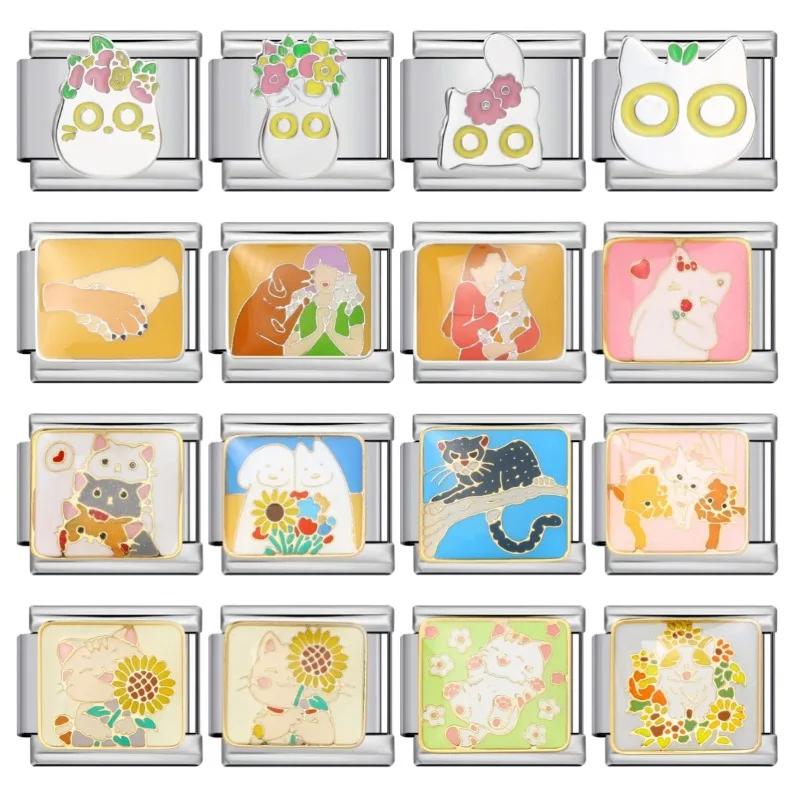 2025 New Original Cartoon Animals DIY Links Fit 9mm Italian Charm Elastic Modular Bracelet Stainless Steel Jewelry
2025 New Original Cartoon Animals DIY Links Fit 9mm Italian Charm Elastic Modular Bracelet Stainless Steel Jewelry