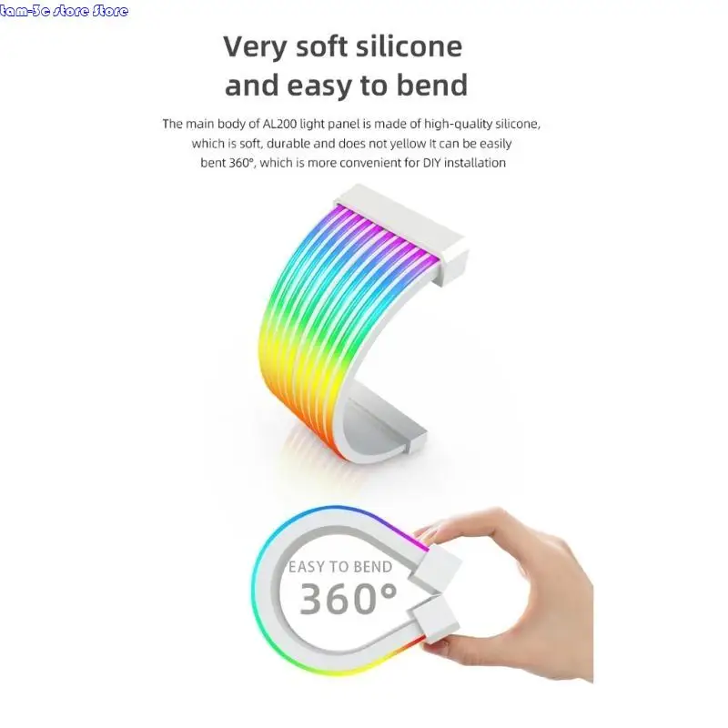 D0UA Soft Silicone 8Pin GPU ARGB Extension Cable 5V3Pin ARGB Syncing PC Extension Cable For Gaming PC Case Accessories
D0UA Soft Silicone 8Pin GPU ARGB Extension Cable 5V3Pin ARGB Syncing PC Extension Cable For Gaming PC Case Accessories