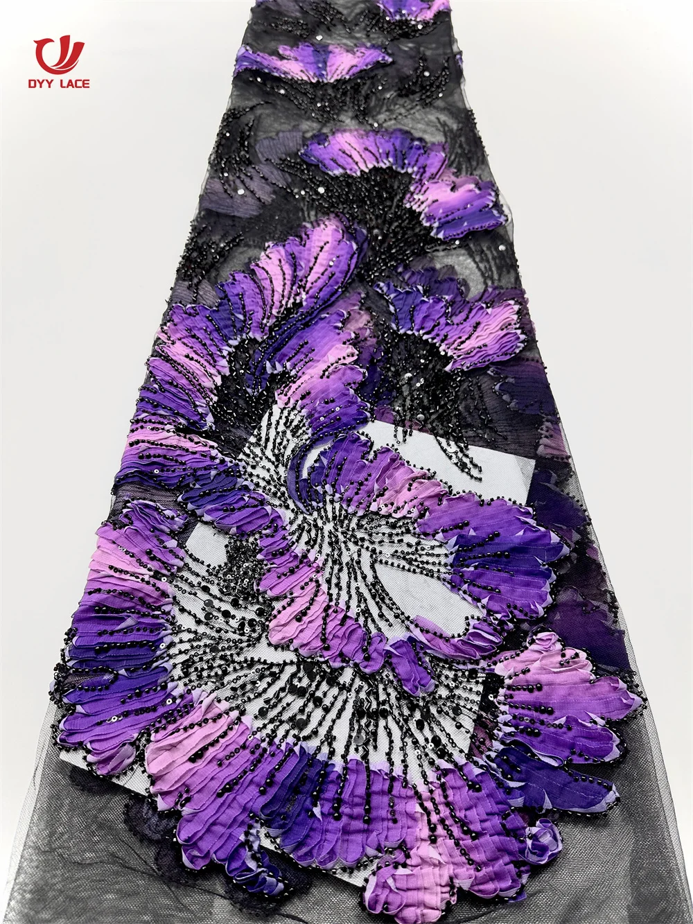 5 Yards African Lace Fabric 2025 High Quality Nigerian Sequins Groom Lace Beaded 3D Embroidery Flower Lace Fabric For Sewing
5 Yards African Lace Fabric 2025 High Quality Nigerian Sequins Groom Lace Beaded 3D Embroidery Flower Lace Fabric For Sewing